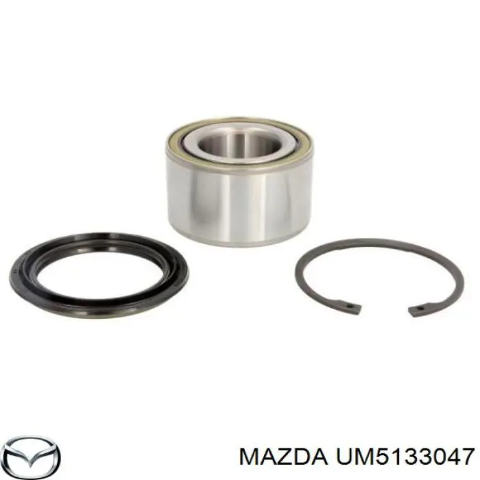 Комплект підшипник маточини передньої Mazda UM5133047 ціна, від 54.48 USD