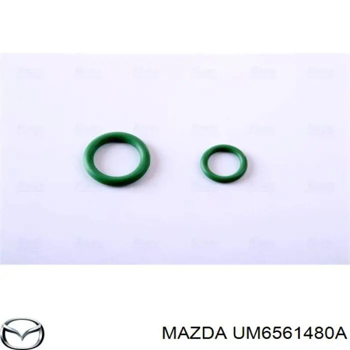 Радіатор кондиціонера UM6561480A Mazda