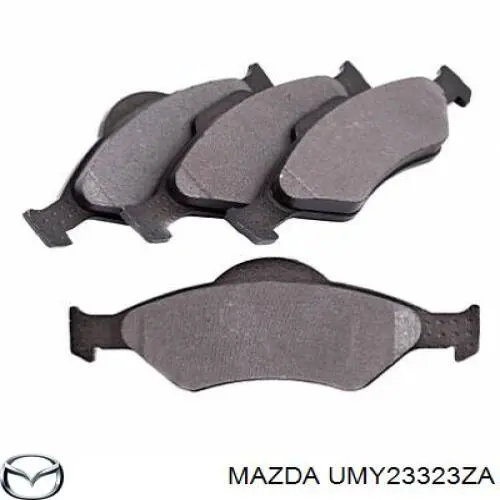 Передні тормозні колодки UMY23323ZA Mazda