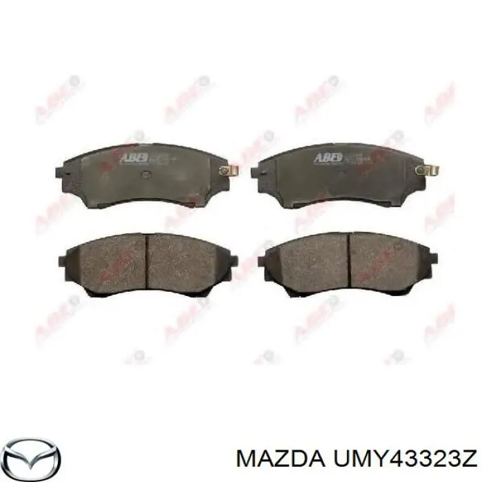 Передні тормозні колодки UMY43323Z Mazda