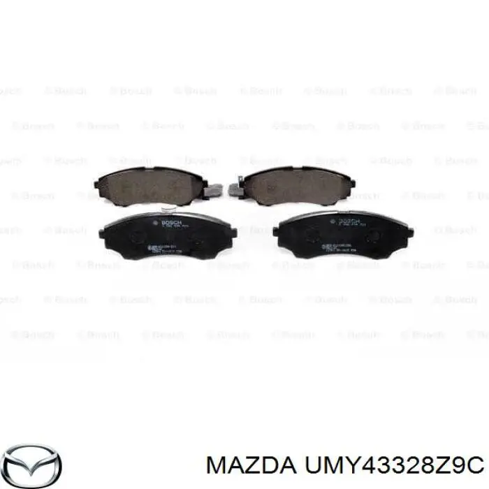 Передні тормозні колодки UMY43328Z9C Mazda