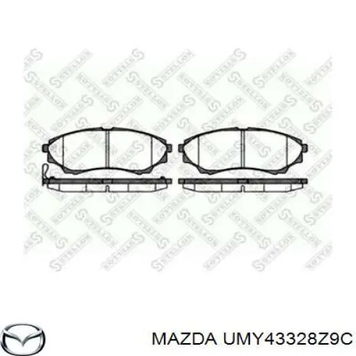 UMY43328Z9C Mazda Передні гальмівні колодки