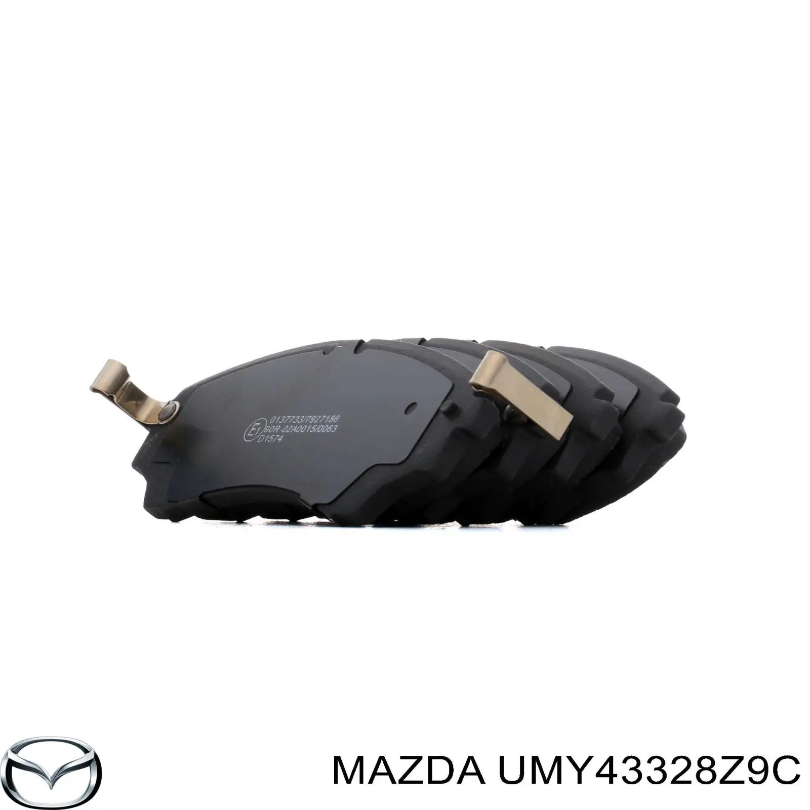 Купити UMY43328Z9C Mazda Колодки гальмівні передні, дискові