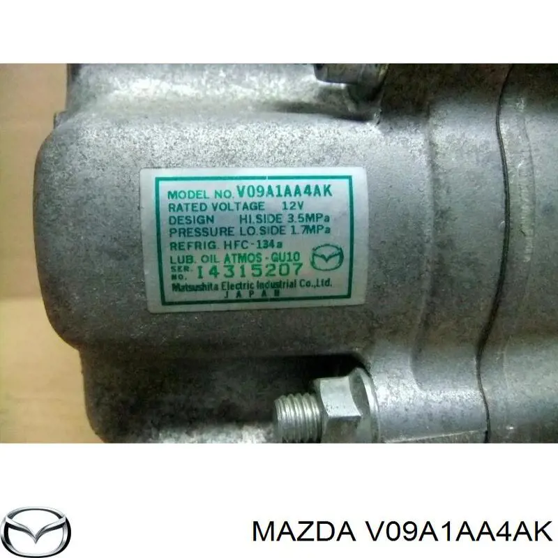 V09A1AA4AK Mazda компресор кондиціонера