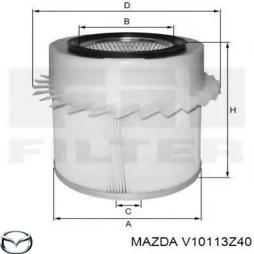 V10113Z40 Mazda фільтр повітряний
