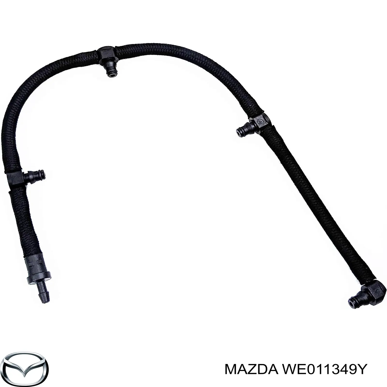 Трубка паливна, зворотня від форсунок Ford 6M349288DA ціна, від 27.53 USD