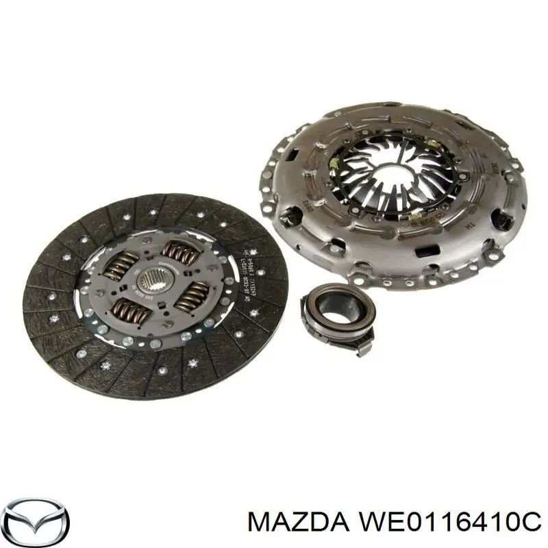 Пелюстковий кошик зчеплення Mazda WE0116410C ціна, від 42.18 USD