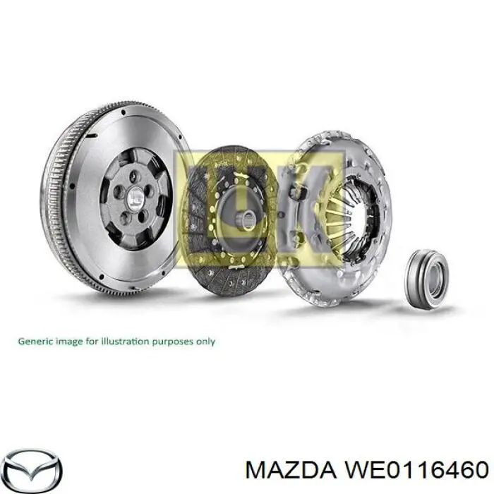 WE0116460 Mazda Диск зчеплення