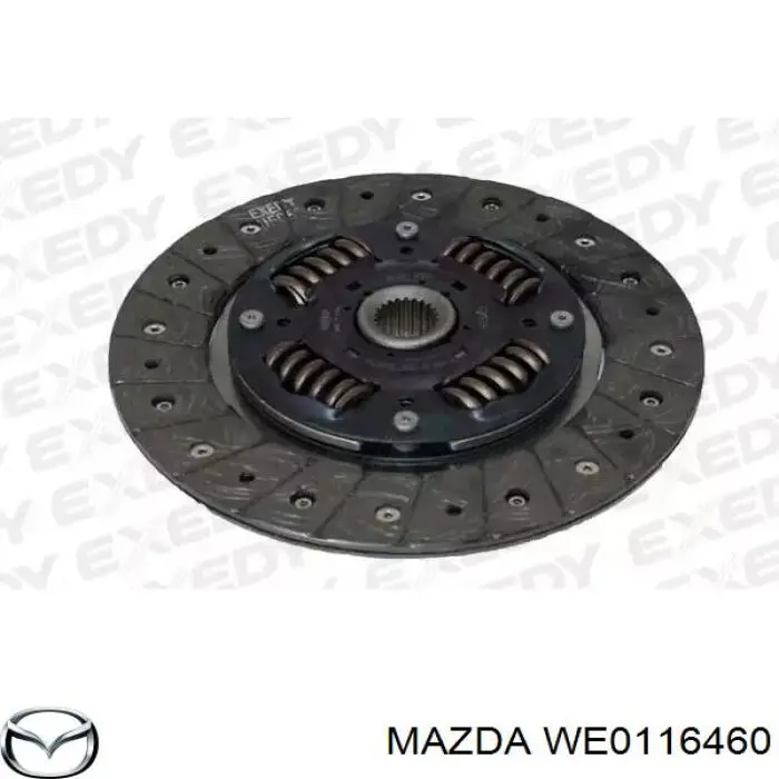 Диск зчеплення WE0116460 Mazda