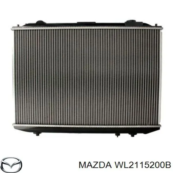 WL2115200B Mazda радіатор охолодження двигуна