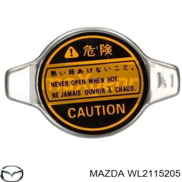 WL2115205 Mazda кришка/пробка радіатора