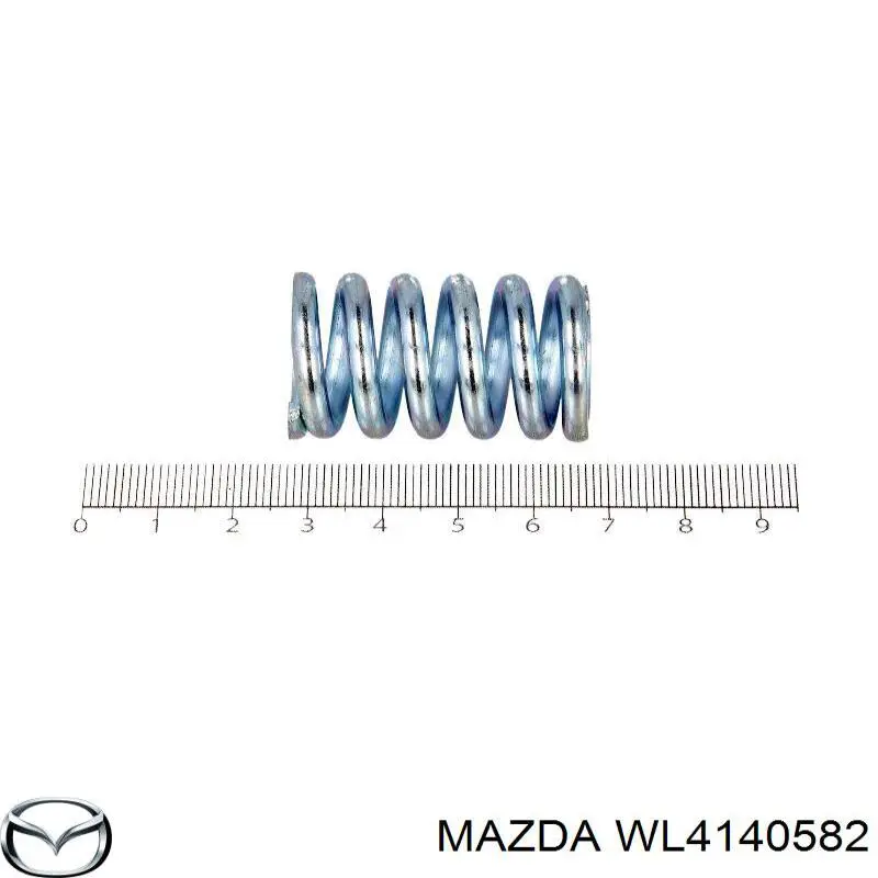 Пружин вихлопної системи Mazda WL4140582 ціна, від 2.81 USD