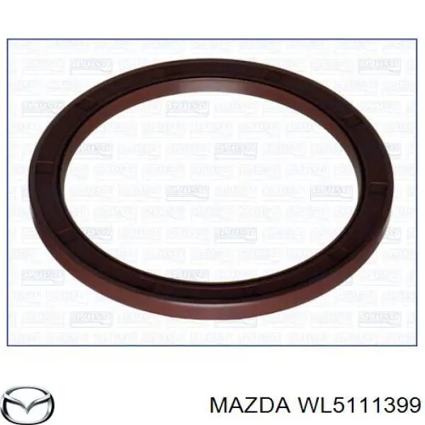 Сальник колінвала двигуна, задній Mazda WL5111399 ціна, від 12.70 USD