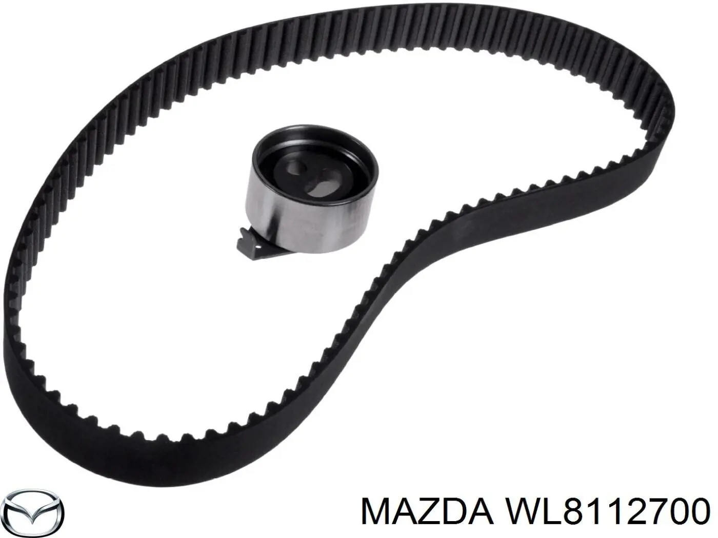 Ролик натяжителя ременя газорозподілу Mazda WL8112700 ціна, від 14.06 USD