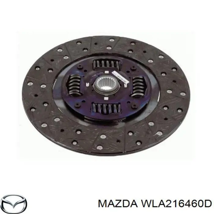 Диск зчеплення WLA216460D Mazda