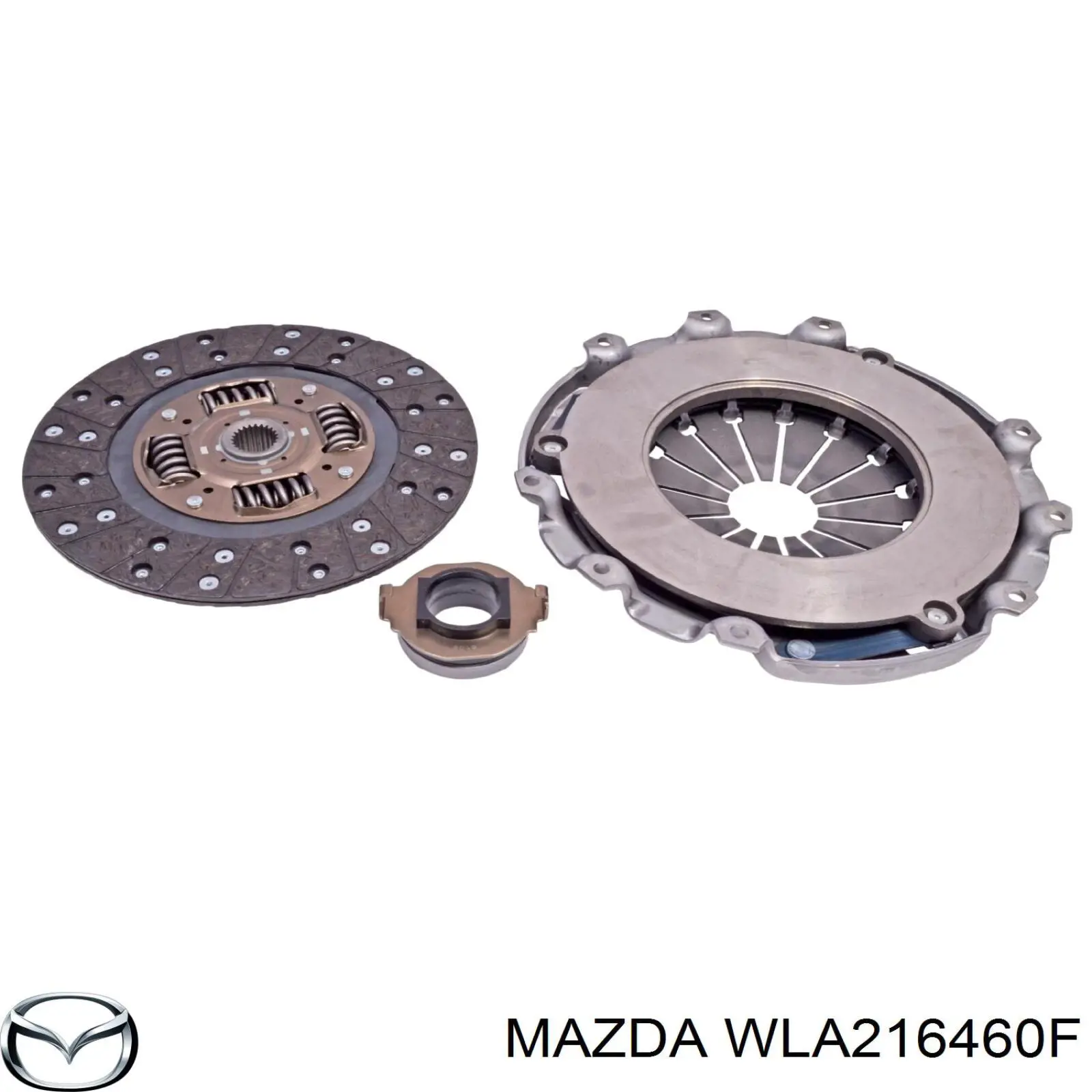 WLA216460F Mazda диск зчеплення