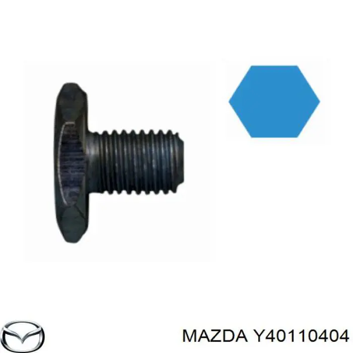Y40110404 Mazda пробка піддона двигуна