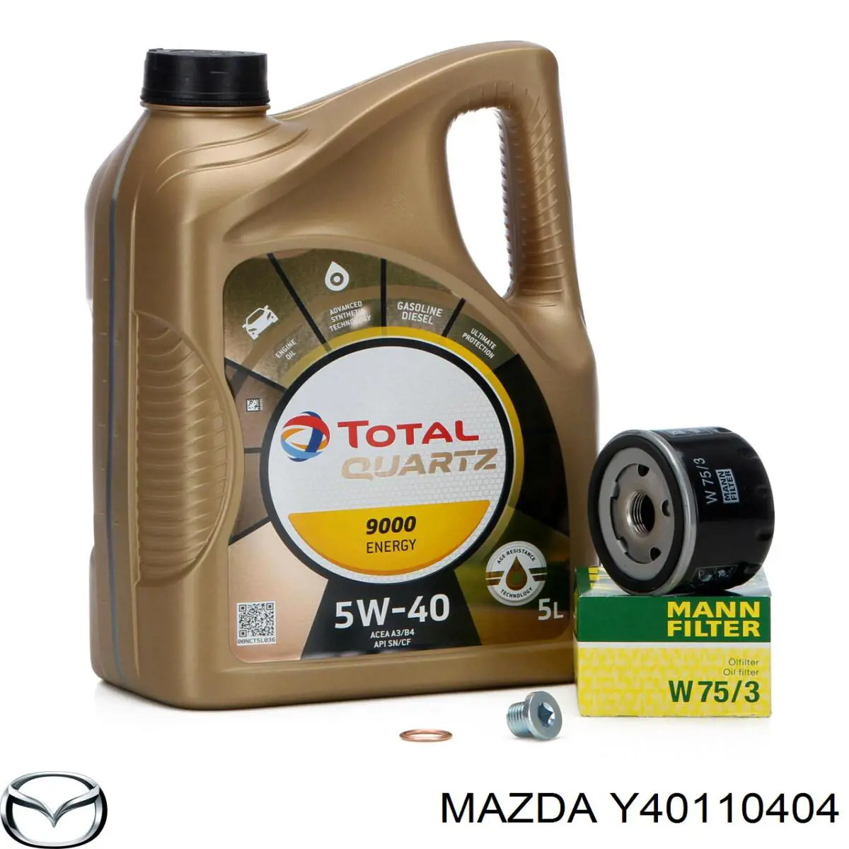 Y40110404 Mazda Пробка піддона двигуна