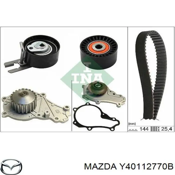 Y40112770B Mazda ролик натягувача ременя грм