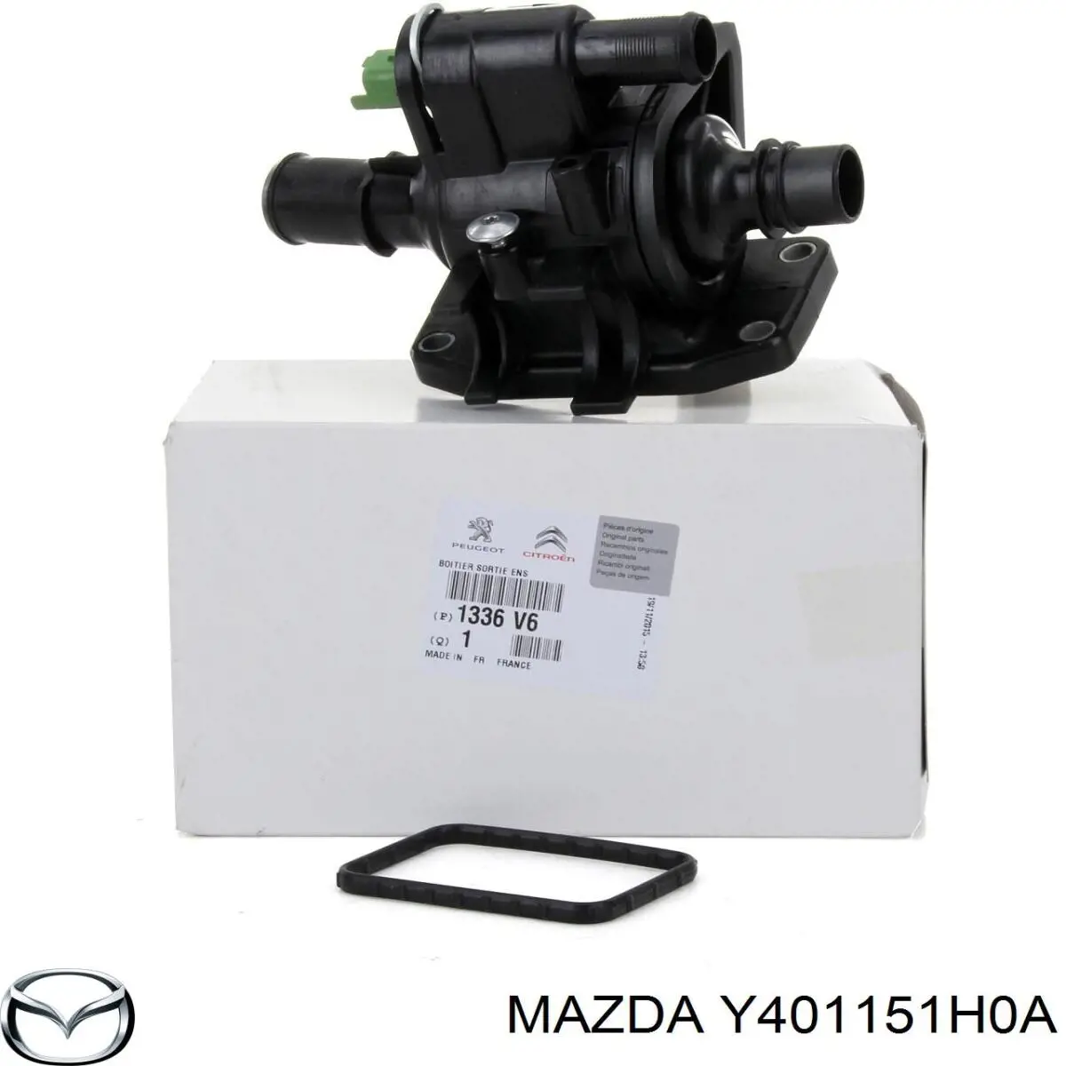 Кожух термостата Mazda Y401151H0A ціна, від 9.88 USD