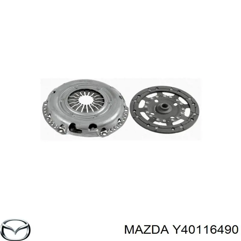 Комплект зчеплення (диск, корзина, підшипник) Y40116490 MAZDA