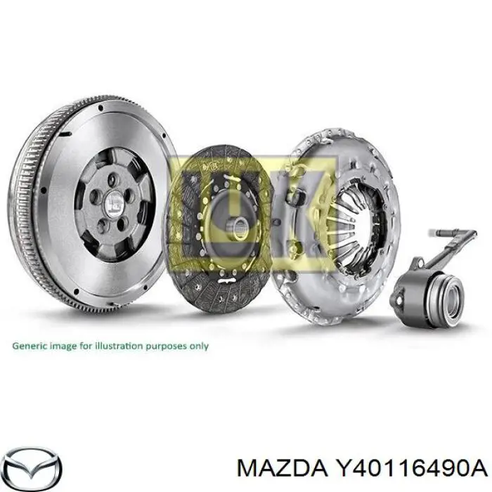 Y40116490A Mazda комплект зчеплення (3 частини)