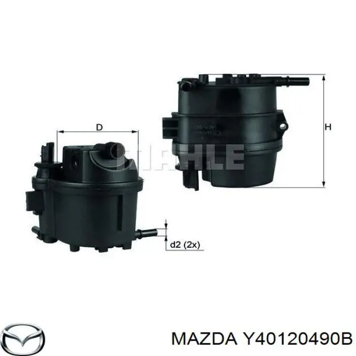 Y40120490B Mazda фільтр паливний