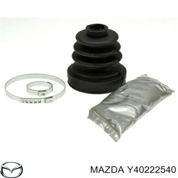 Пильник гранати внутрішній, передній півосі Mazda Y40222540 ціна, від 11.45 USD