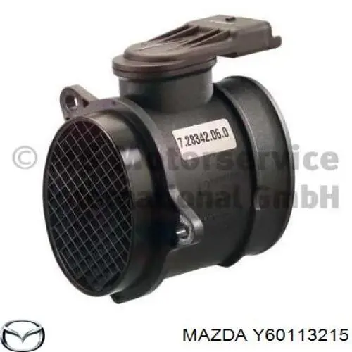 Y60113215 Mazda датчик потоку (витрати повітря, витратомір MAF - (Mass Airflow))