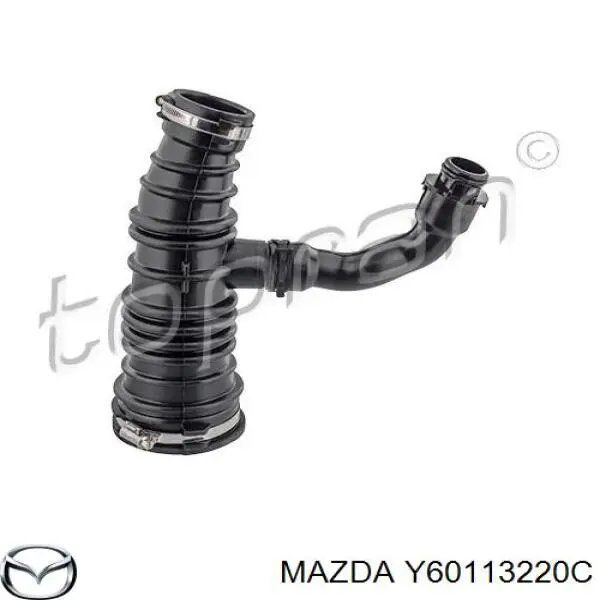 Купити Y60113220C Mazda Патрубок повітряний, вихід повітряного фільтра