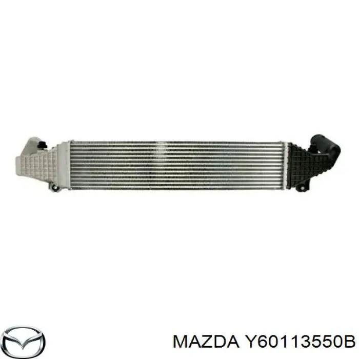 Радіатор интеркуллера Y60113550B MAZDA