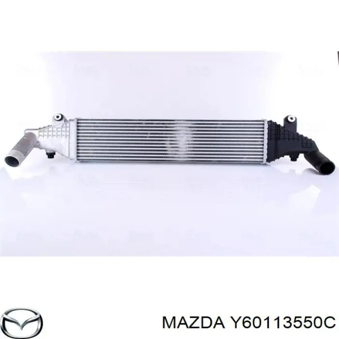 Y60113550C Mazda радіатор интеркуллера