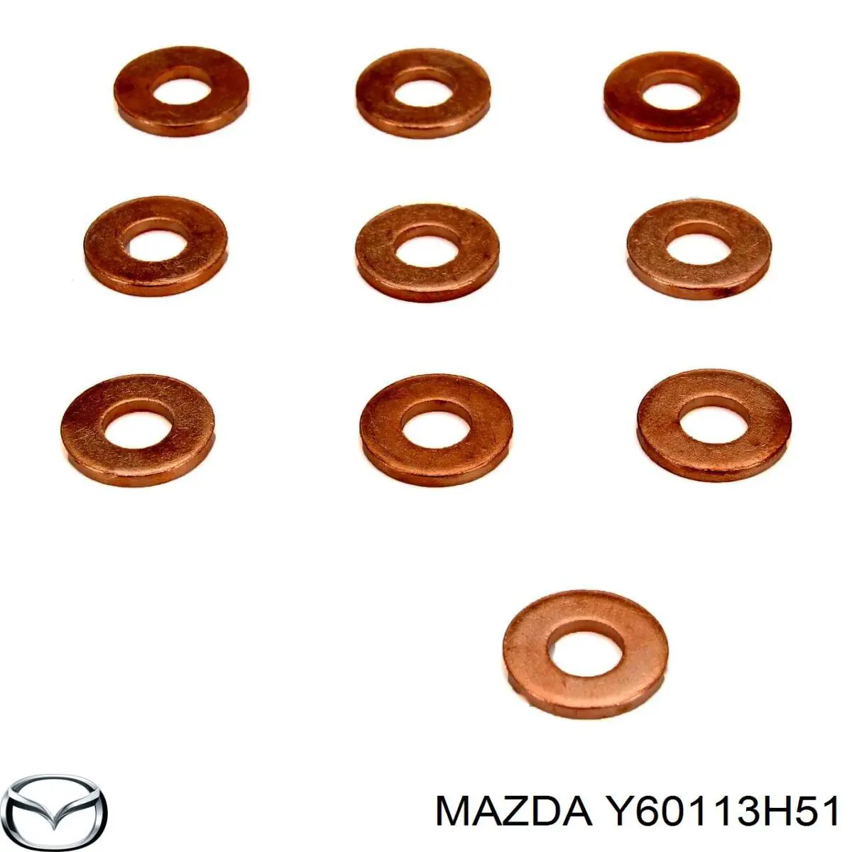 Ущільнююче кільце форсунок інжектора Mazda Y60113H51 ціна, від 1.27 USD