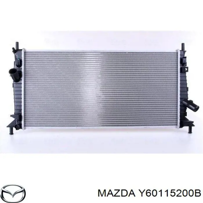 Радіатор охолодження двигуна Y60115200B Mazda