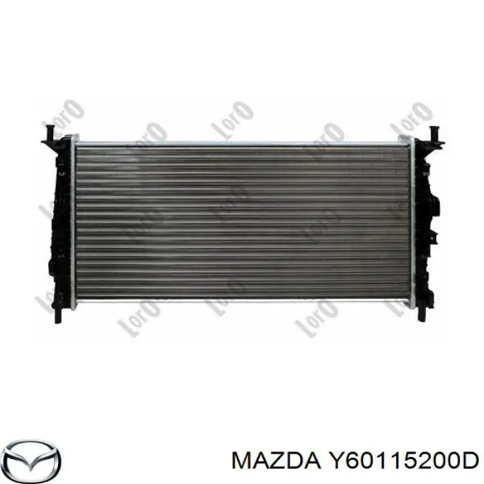 Y60115200D Mazda радіатор охолодження двигуна