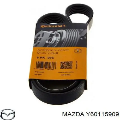 Клиновий ремінь Mazda Y60115909 ціна, від 9.09 USD
