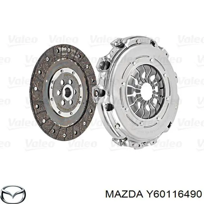 Комплект зчеплення (3 частини) Mazda Y60116490 ціна, від 170.07 USD