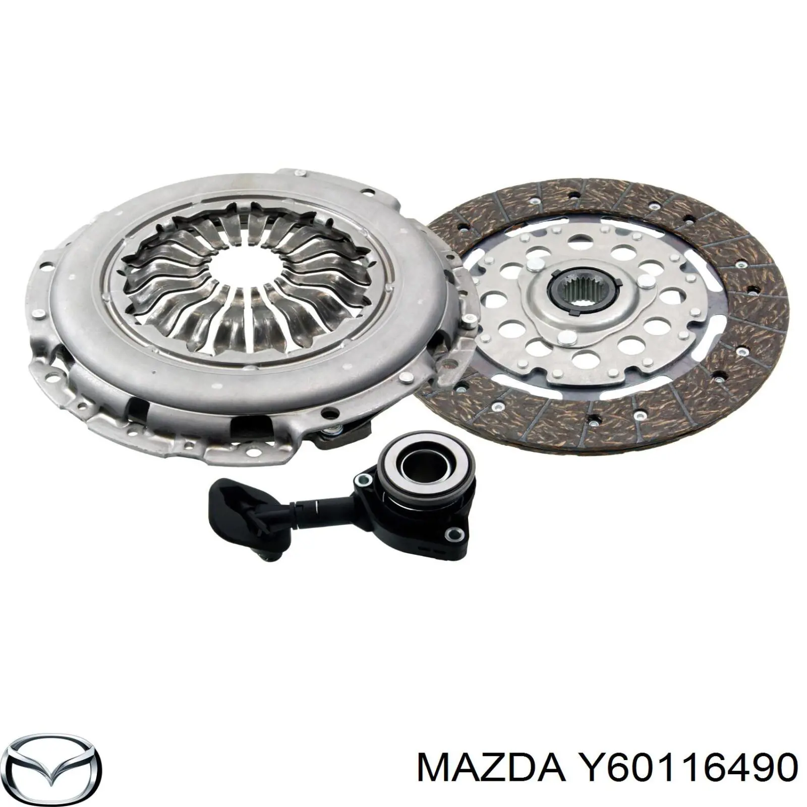 Y60116490 Mazda комплект зчеплення (3 частини)