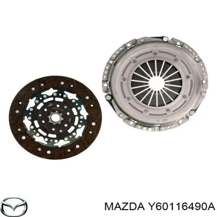 Комплект зчеплення (3 частини) Mazda Y60116490A ціна, від 165.85 USD