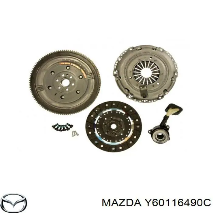 Y60116490C Mazda комплект зчеплення (3 частини)
