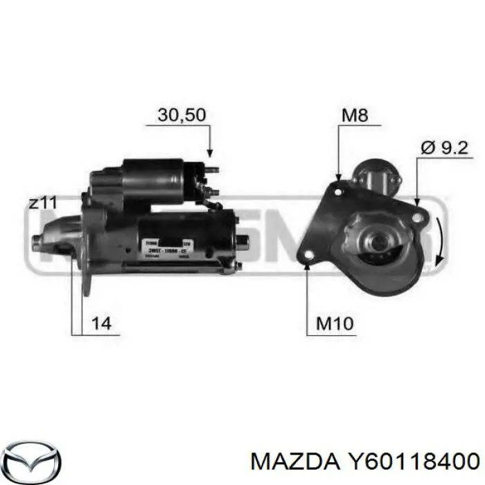 Купити 30667060 Volvo Стартер