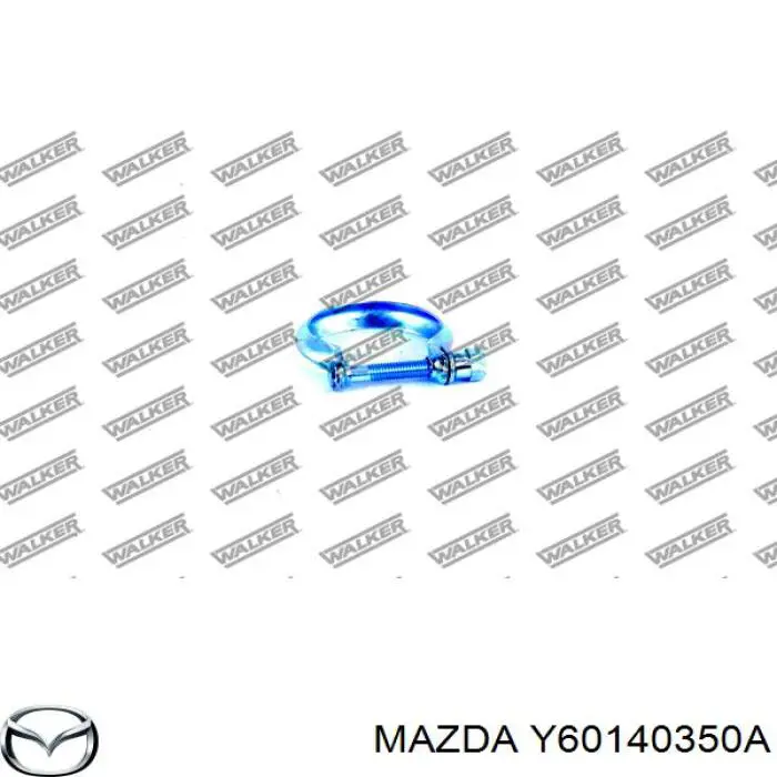 Кронштейн/хомут глушника, передній Y60140350A Mazda