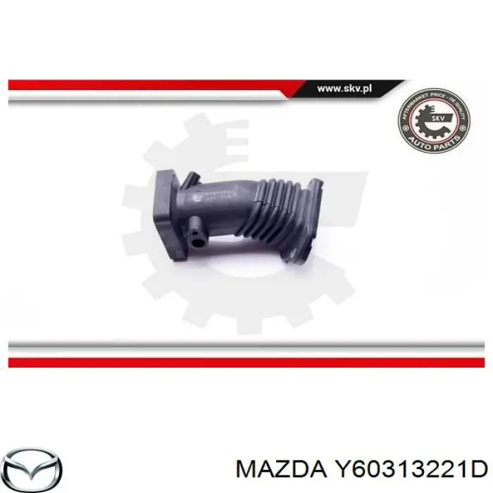 Купити Y60313221D Mazda Патрубок повітряний, дросельної заслінки