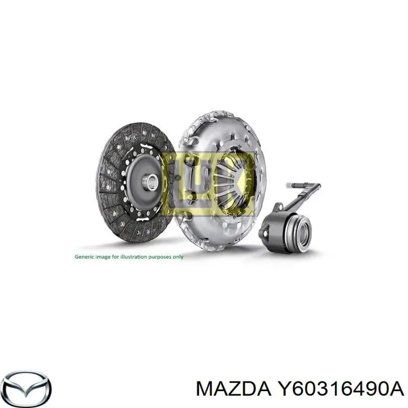 Комплект зчеплення (3 частини) Mazda Y60316490A ціна, від 162.11 USD
