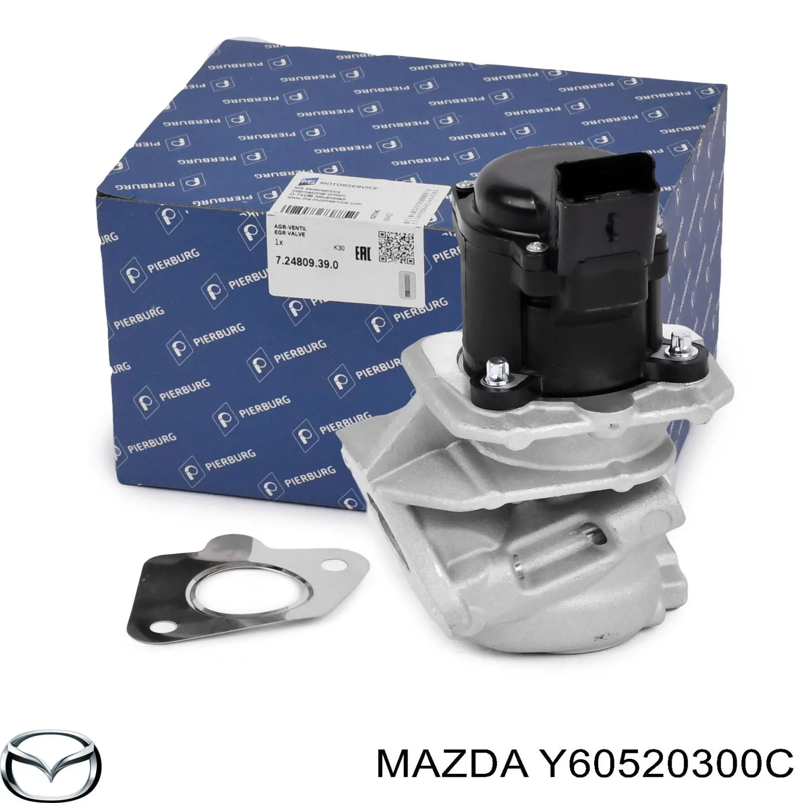 Купити Y60520300C Mazda Прилади управління системи рециркуляції