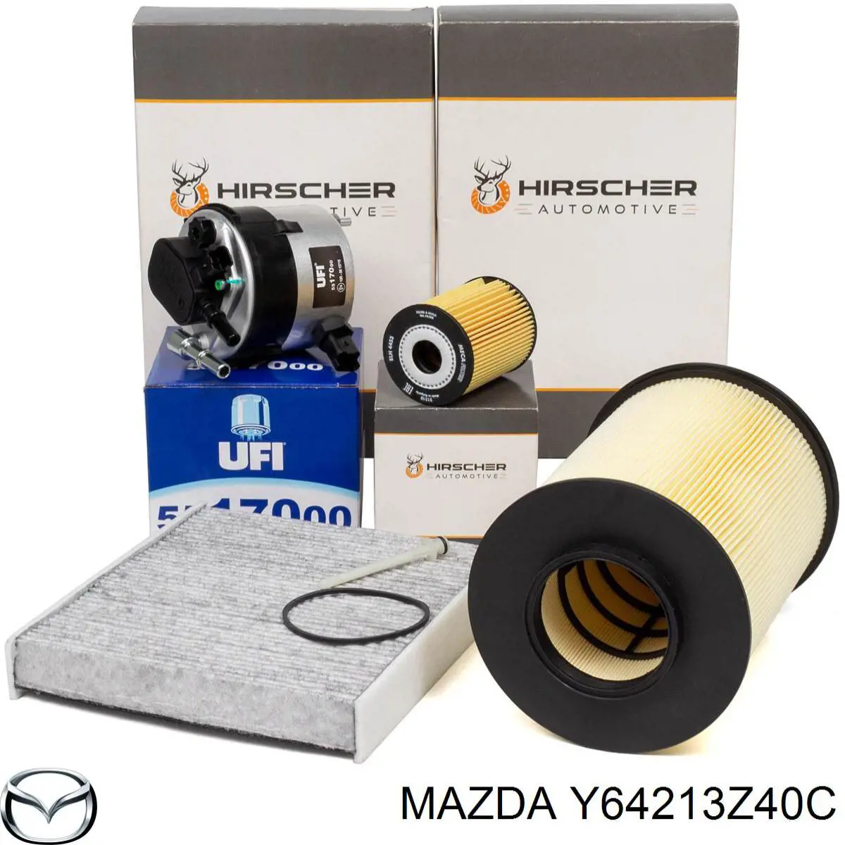 Елемент повітряного фільтра Mazda Y64213Z40C ціна, від 11.88 USD