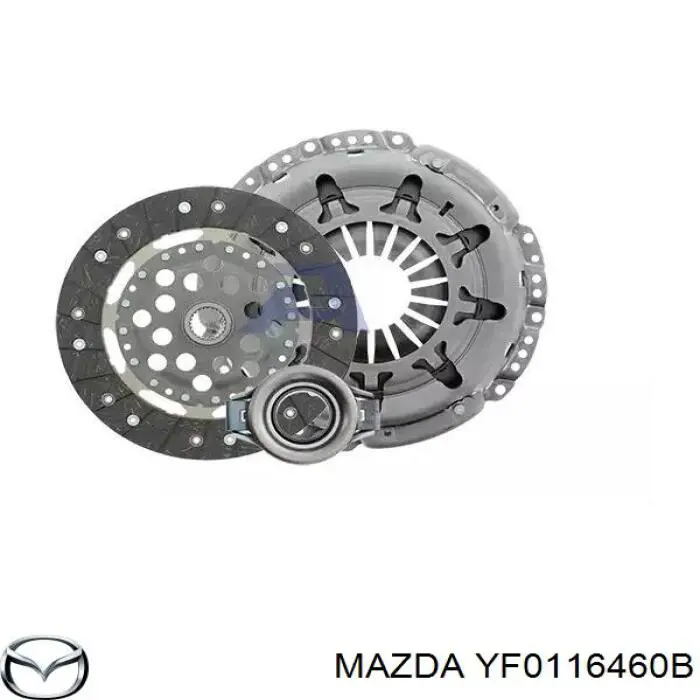 Зчеплення Mazda YF0116460B ціна, від 79.36 USD