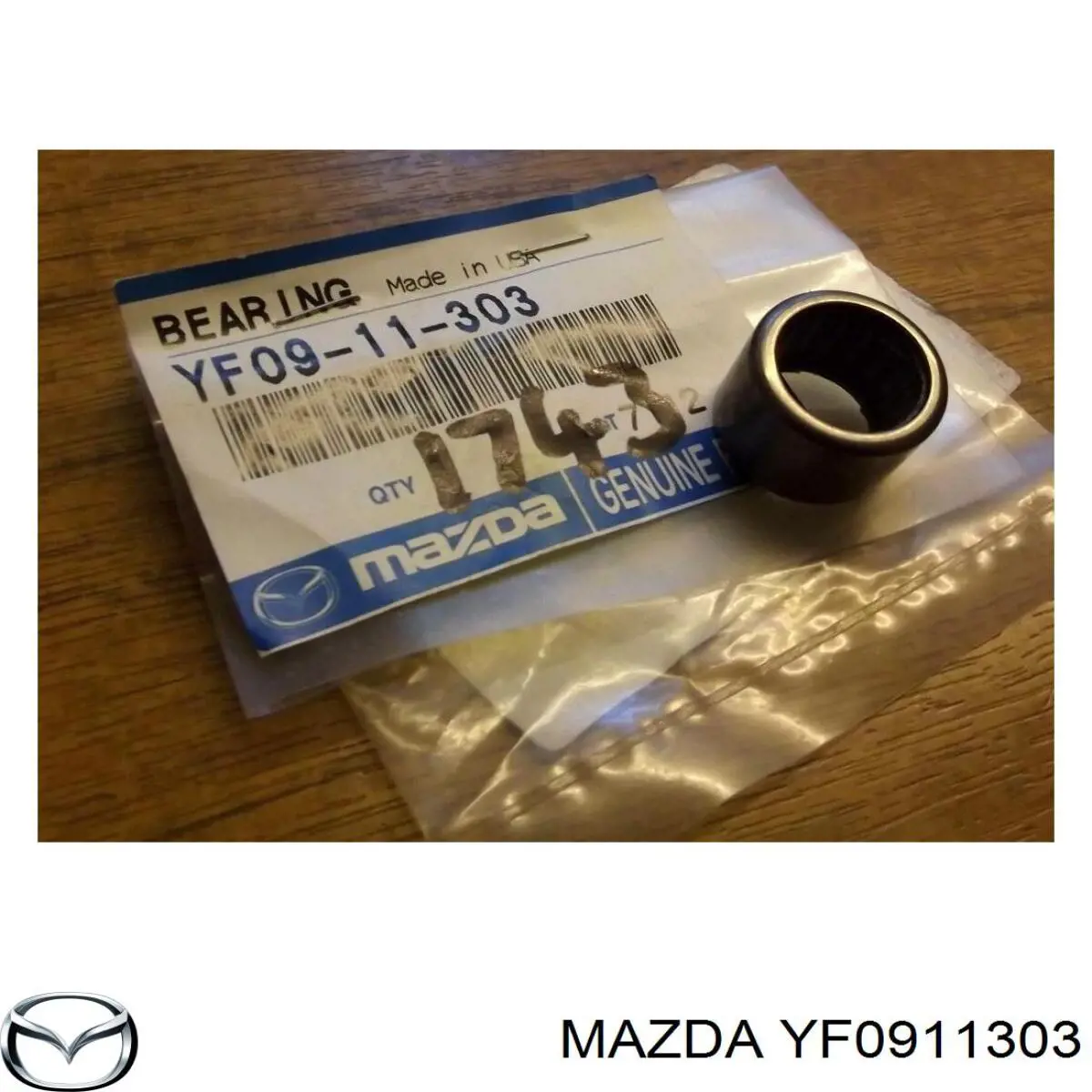 Опорний підшипник первинного валу КПП (центрирующий підшипник маховика) Mazda 6 (GH) (Мазда 6)