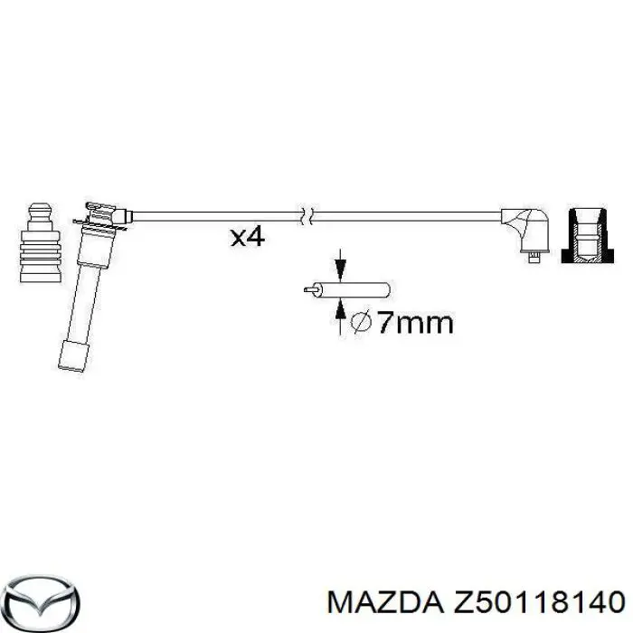 Дроти запалювання Mazda Z50118140 ціна, від 29.30 USD