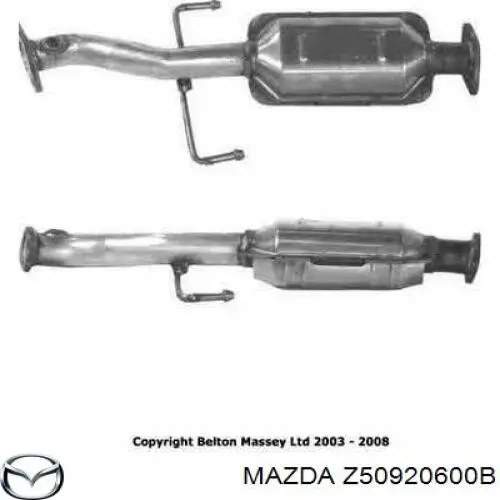  Каталізатор Mazda 323 